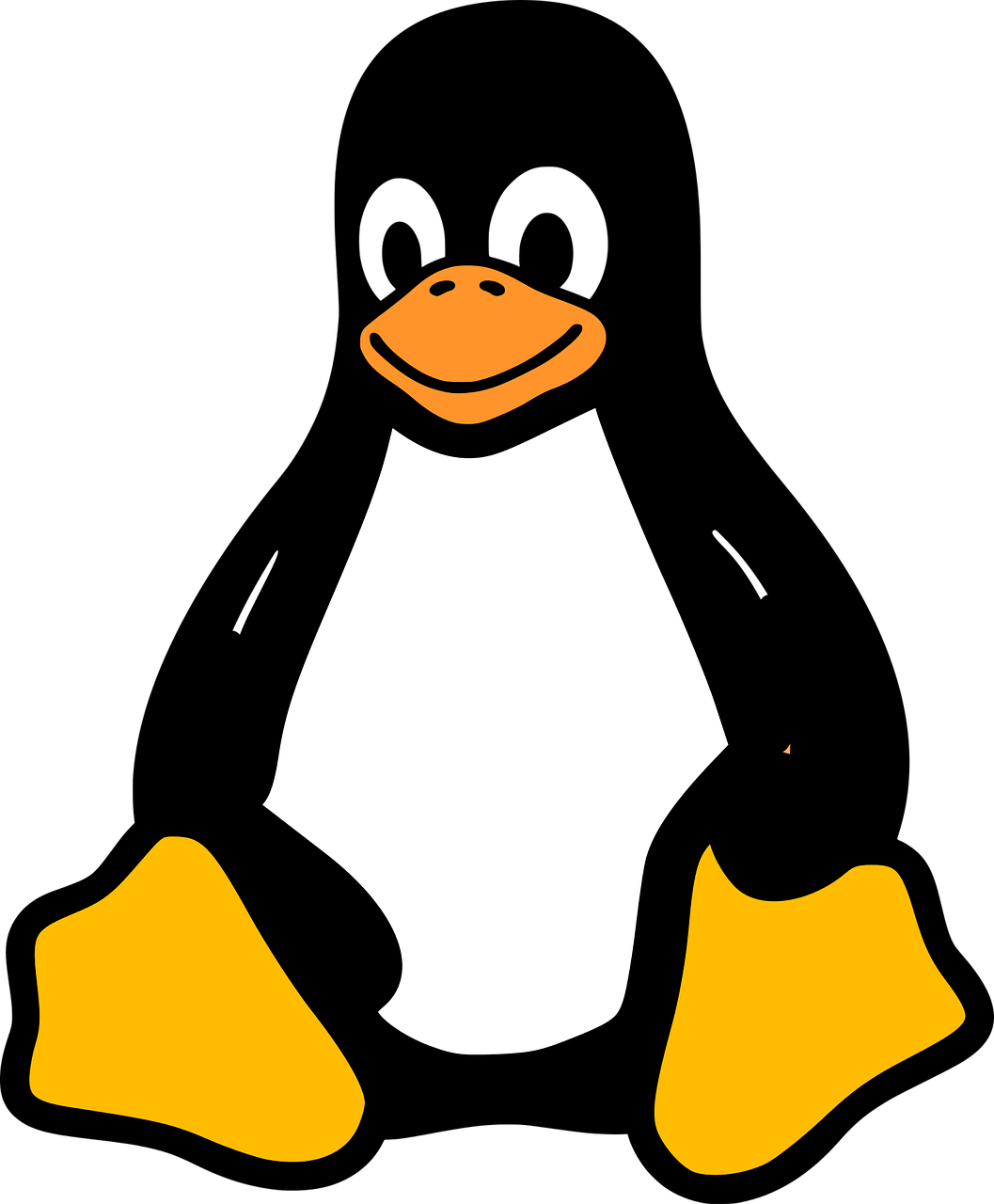 Linux Unix Tux Penguin Cute Png Image